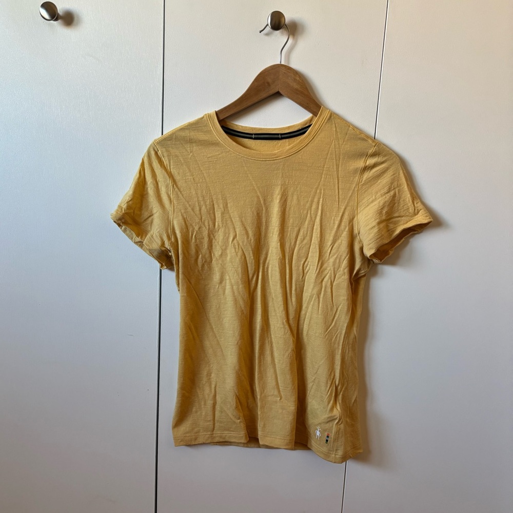 Smartwool T-Shirt, yellow